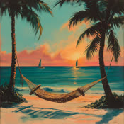 Tropical Dreamscape Serene Vibes